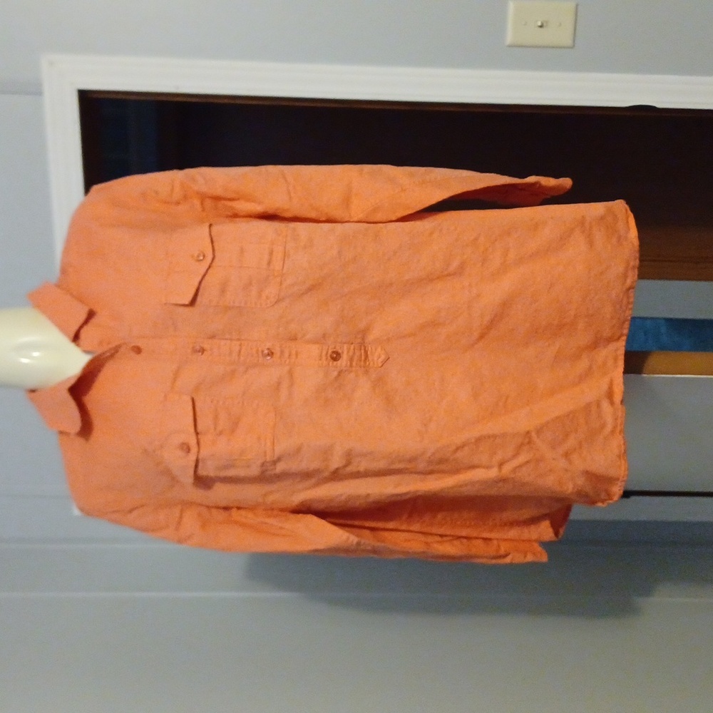 Salmon pink Talbots top